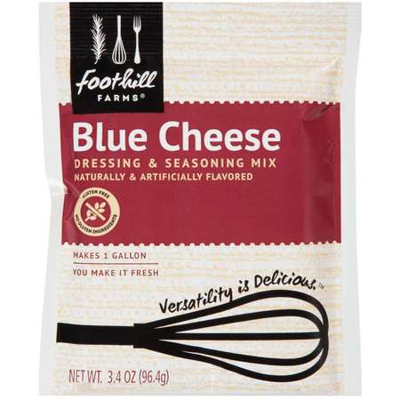 Foothill Farms Gluten Free Blue Cheese Dressing Mix 3.4 oz. Packet, PK18 V403-JE190